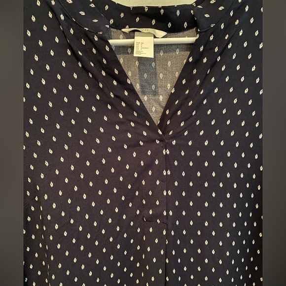 H&M Navy Blue Short Sleeve T Shirt Dress - Picture 2 of 2